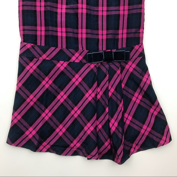 Vineyard Vines Holiday Tartan Plaid Silk Dress - Picture 4 of 7